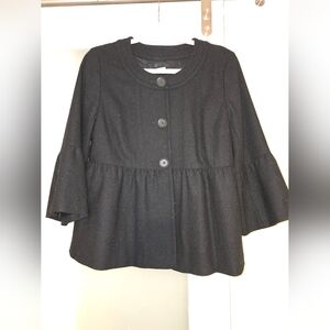 JCrew Bell/Ruffle Sleeve Suit Jacket